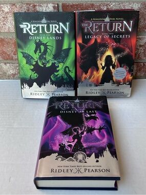 Kingdom Keepers The Return 3 Book Lot Volume 1-3 Ridley Pearson 1st Edition HC